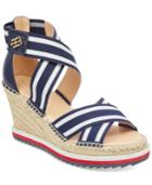 Tommy Hilfiger Yesia Espadrille Platform Wedge Sandals, Created For Macy's Women's Shoes