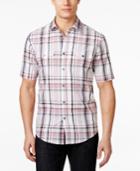 Alfani Black Men's Pendleton Plaid Short-sleeve Shirt, Only At Macy's
