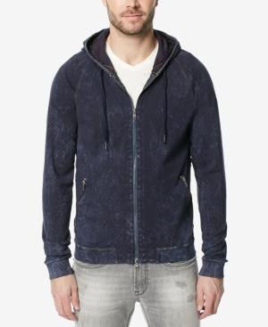 Buffalo David Bitton Men's Kawash Indigo Zip-front Hoodie