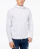 Armani Exchange Men's High Neck Embossed-logo Hoodie