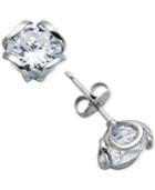 Giani Bernini Crystal Stud Earrings In Sterling Silver, Only At Macy's