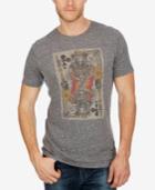 Lucky Brand Men's Bear King Of Clubs Card T-shirt