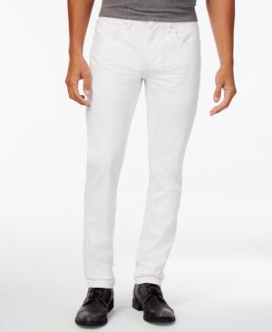 Inc International Concepts Men's White Skinny Jeans, Only At Macy's