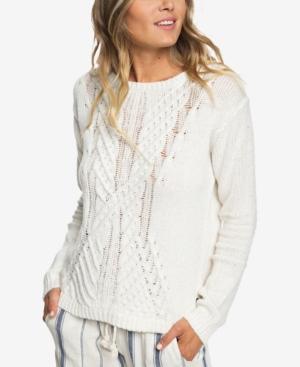 Roxy Juniors' Cable-knit Sweater