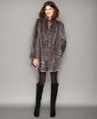 The Fur Vault Lamb Fur Coat