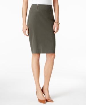 Alfani Petite Double-zip Pencil Skirt, Created For Macy's