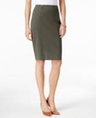 Alfani Petite Double-zip Pencil Skirt, Created For Macy's