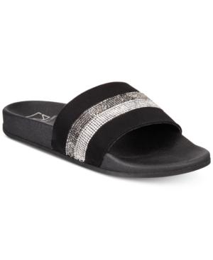 Material Girl Piah Pool Slides, Created For Macys Women's Shoes