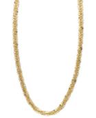 "14k Gold Necklace, 16"" Faceted Chain"