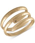 Rachel Rachel Roy Gold-tone Spiral Cuff Bracelet