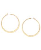 Kenneth Cole New York Earrings, Gold-tone Textured Hoop Earrings