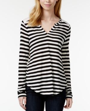 Maison Jules Striped Pullover Top, Only At Macy's