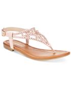 Rampage Pattie T-strap Flat Sandals Women's Shoes