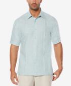 Cubavera Men's Cross-dye Linen Slub Shirt