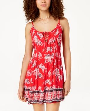 American Rag Juniors' Printed Slip Dress, Created For Macy's