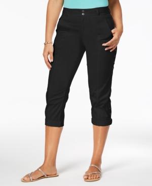 Style & Co Grommet-trim Capri Pants, Created For Macy's