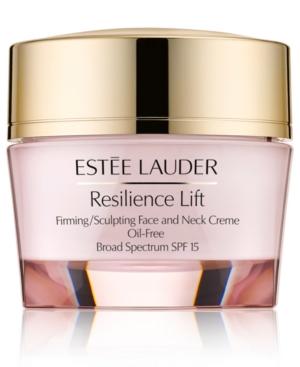 Estee Lauder Resilience Lift Firming/sculpting Face And Neck Creme Oil-free Broad Spectrum Spf 15, 1.7 Oz.
