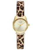 Kate Spade New York Women's Leopard-print Calf Hair Leather Strap Watch 26mm