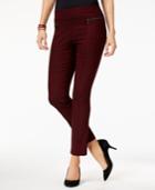 Style & Co Damask Straight-leg Pants, Created For Macy's