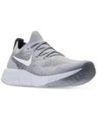 Nike Men's Epic React Flyknit Running Sneakers From Finish Line
