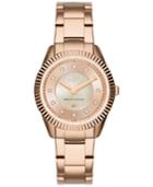 Ax Armani Exchange Women's Rose Gold-tone Stainless Steel Bracelet Watch 36mm Ax5432