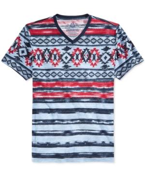 American Rag Men's Ikat Striped T-shirt, Only At Macy's