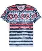 American Rag Men's Ikat Striped T-shirt, Only At Macy's