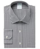 Brooks Brothers Men's Fitted Non-iron Dobby Square Dress Shirt