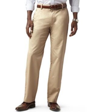 Dockers D2 Straight Fit Easy Refined Khaki Flat Front Pants