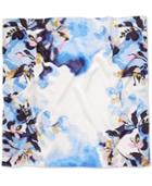 Vince Camuto Water Blooms Silk Square Scarf