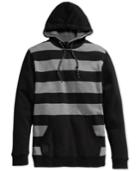 Rusty Defaced Stripe Hoodie