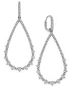 Danori Pave & Crystal Teardrop Drop Earrings, Only At Macy's