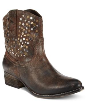 Diba True Flying Solo Embellished Cowboy Booties Women's Shoes