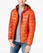 Superdry Men's Wave Quilted Full-zip Hooded Jacket