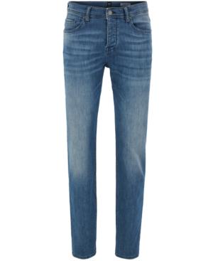 Boss Men's Tapered-fit Stretch Jeans
