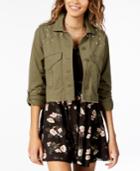 American Rag Juniors' Cotton Embellished Utility Jacket, Created For Macy's