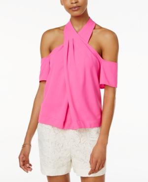 Rachel Rachel Roy Cold-shoulder Halter Top, Created For Macy's