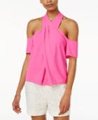 Rachel Rachel Roy Cold-shoulder Halter Top, Created For Macy's