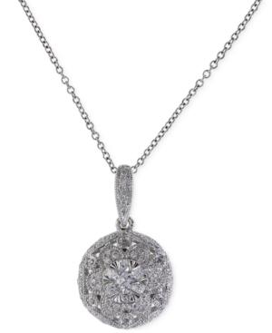 Effy Diamond Pendant Necklace (1/3 Ct. T.w.) In 14k White Gold