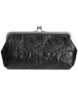 Patricia Nash Tooled Rose Potenaz Frame Clutch