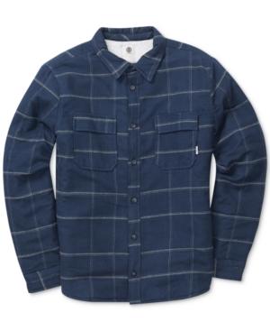 Element Men's Shelton Grid-pattern Flannel Shirt