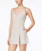 Xoxo Juniors' Linen Skort Romper