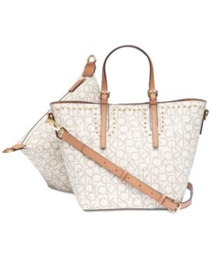 Calvin Klein Jill Signature Satchel