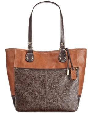Giani Bernini Sandalwood Leather Tote, Only At Macy's