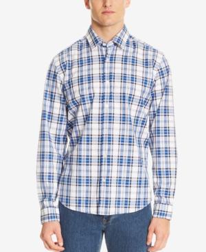 Boss Men's Regular/classic-fit Plaid Cotton Shirt