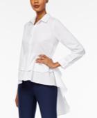 Ny Collection Tiered High-low Shirt