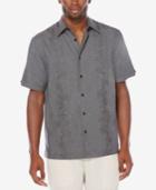 Cubavera Men's Big And Tall Embroidered Chambray Shirt