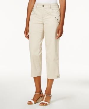 Style & Co Tab-pocket Capri Pants, Created For Macy's