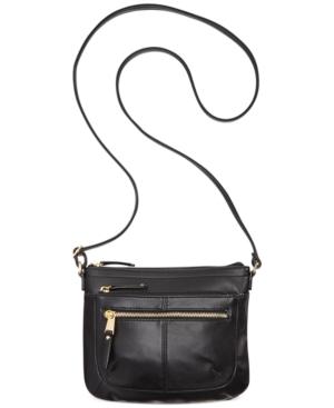 Tignanello Pretty Pockets Smooth Leather Crossbody With Rfid Protection