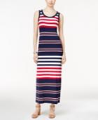 Style & Co. Striped Maxi Dress, Only At Macy's